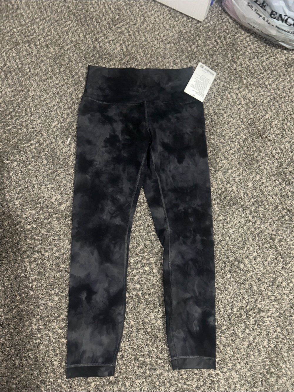 NWT Lululemon Wunder Train High-Rise Leggings 8 25" Diamond Dye Pitch Grey